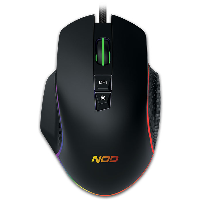 NOD RUN AMOK Ενσύρματο RGB gaming mouse, με ανάλυση έως και 6400 DPI.