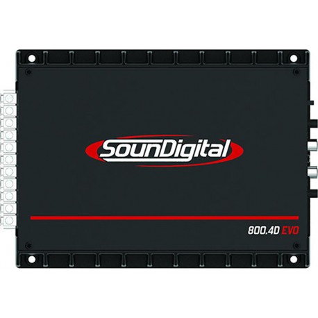 Soundigital SD800.4D EVO Τετρακάναλος ενισχυτης με συνολική 800W RMS