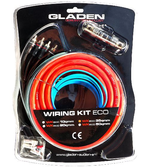 Gladen Audio Σετ καλωδίων Gladen Audio Eco Cable Kit wk35