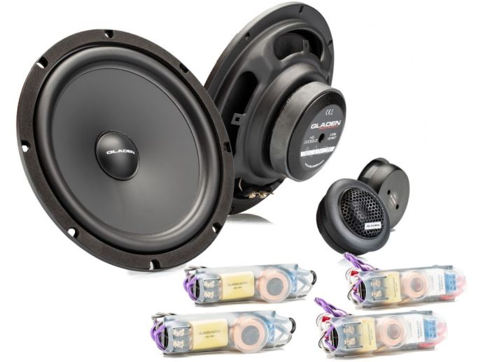 Gladen Audio Gladen RS200G2 slim 2-way component speaker system (8&#039;&#039;)