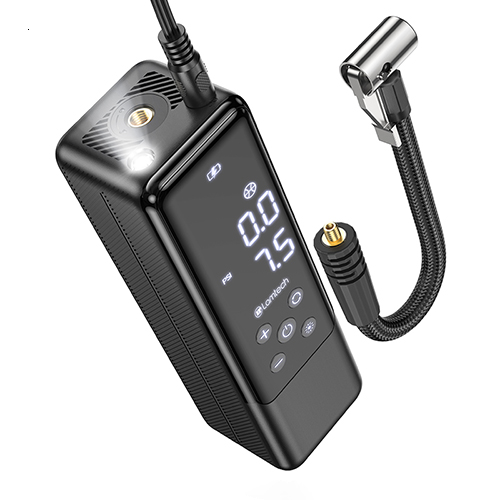 LAMTECH CAR TIRE PUMP DC12V 3.5BAR WITH LCD SCREEN