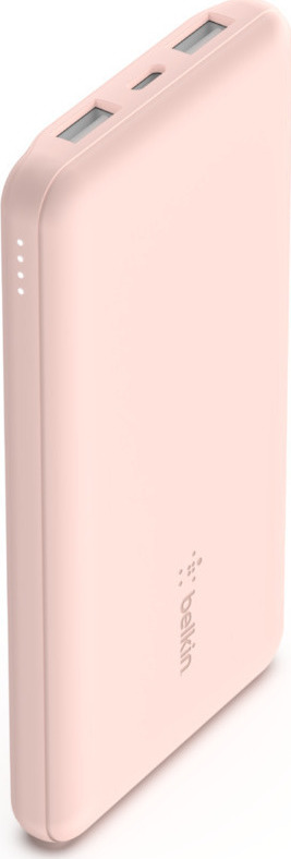 Belkin BOOST↑CHARGE™ 3-Port Power Bank 10K + USB-A to USB-C Cable Rose Gold