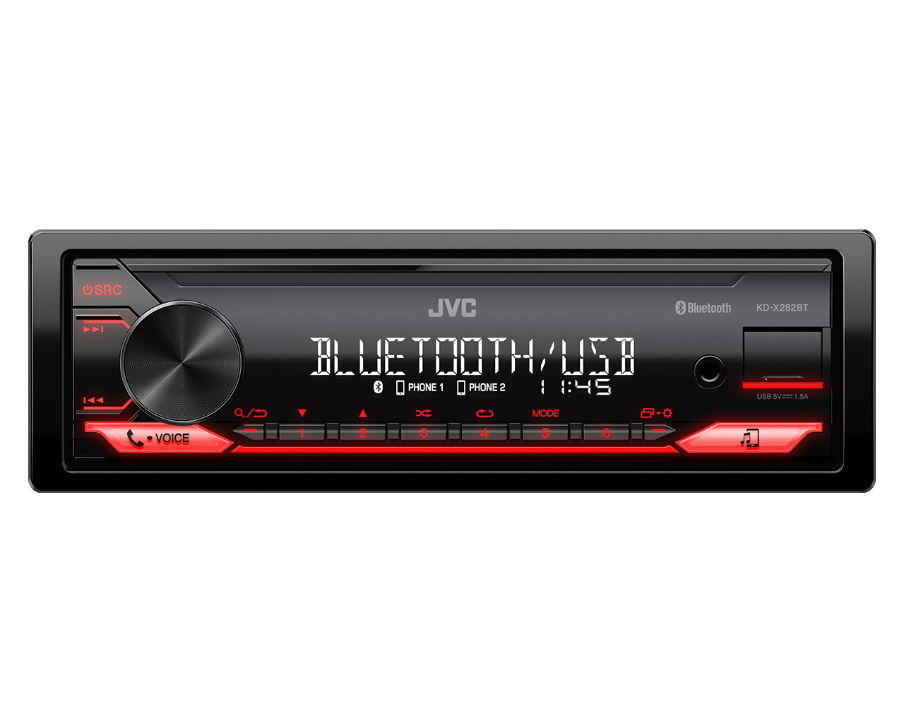 JVC KD-X282BT Συσκευή αναπαραγωγής πολυμέσων αυτοκινήτου 4 X 50W Bluetooth