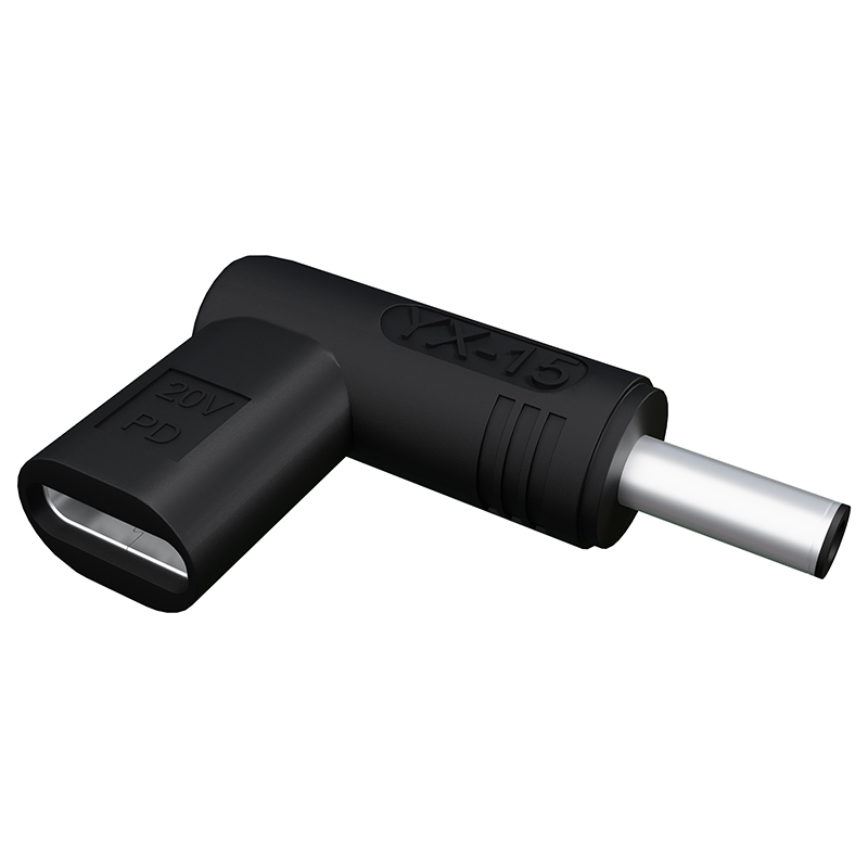 DM-76-095 . Αντάπτορας USB-C σε DC 1.35/4.0mm F/M μαύρος