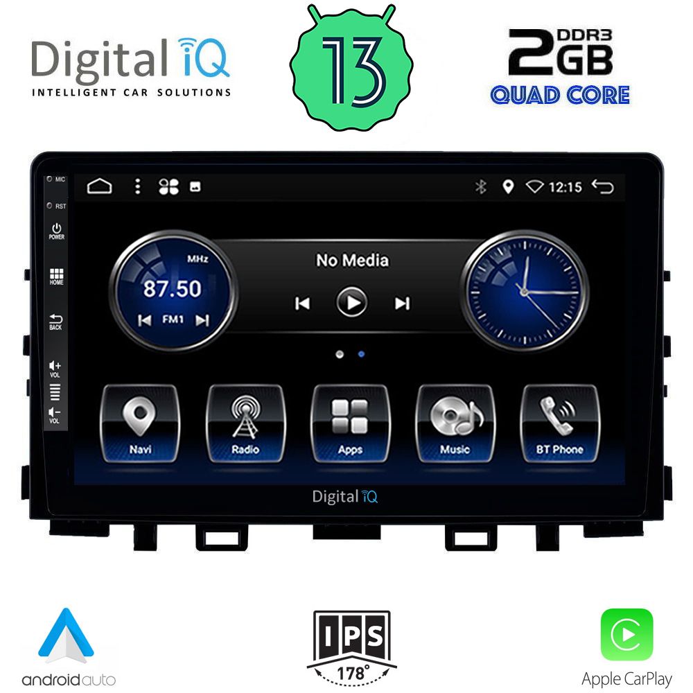 DIGITAL IQ BXH 3316_CPA (9inc) MULTIMEDIA TABLET OEM KIA RIO mod. 2018>