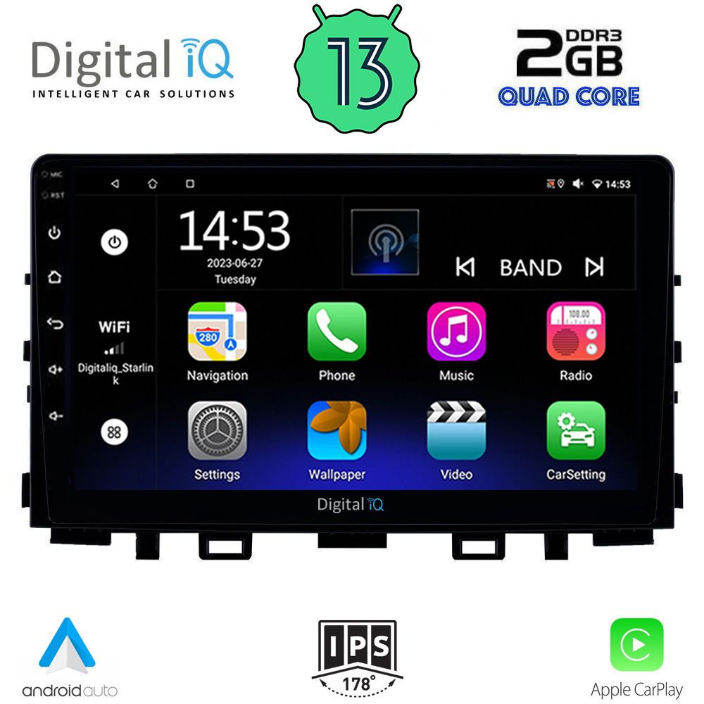 DIGITAL IQ RSB 2316_CPA (9inc) MULTIMEDIA TABLET OEM KIA RIO mod. 2018>