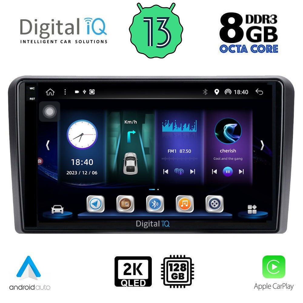 DIGITAL IQ BXD 11003_CPA (9inc) MULTIMEDIA TABLET OEM AUDI A3 mod. 2003-2012