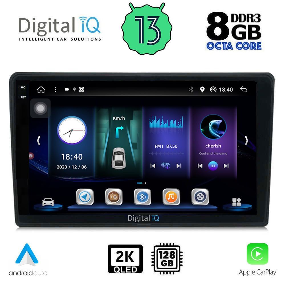 DIGITAL IQ BXD 11004_CPA (9inc) MULTIMEDIA TABLET OEM AUDI A4  mod. 2002-2008