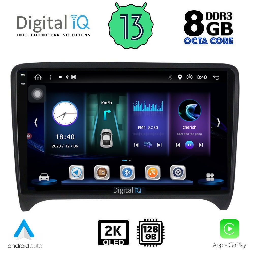 DIGITAL IQ BXD 11009_CPA (9inc) MULTIMEDIA TABLET OEM AUDI TT mod. 2007-2015