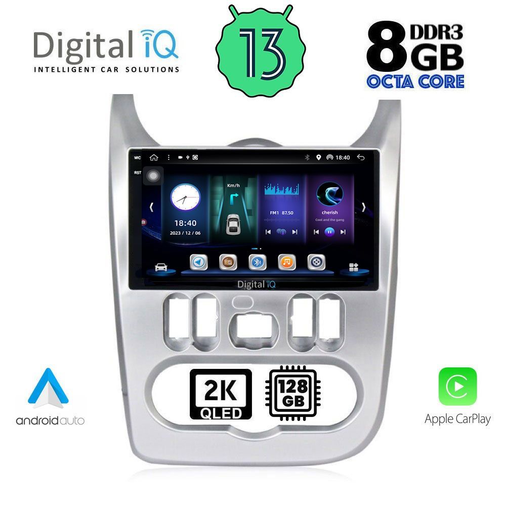 DIGITAL IQ BXD 11101_CPA (9inc) MULTIMEDIA TABLET OEM DACIA DUSTER – LOGAN – SANDERO mod. 2006-2012