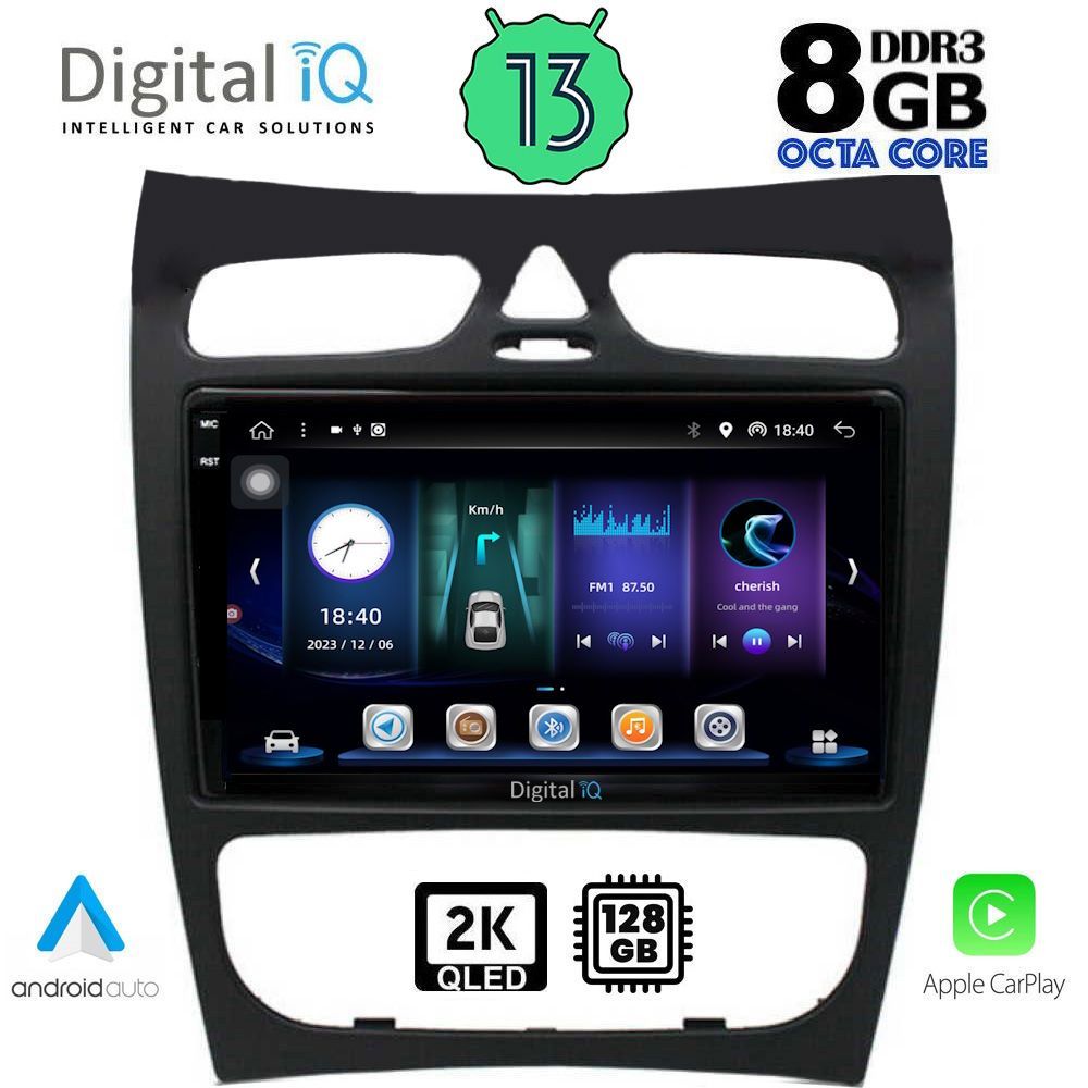 DIGITAL IQ BXD 11406_CPA (9inc) MULTIMEDIA TABLET OEM MERCEDES CLK (W209) mod. 2000-2004