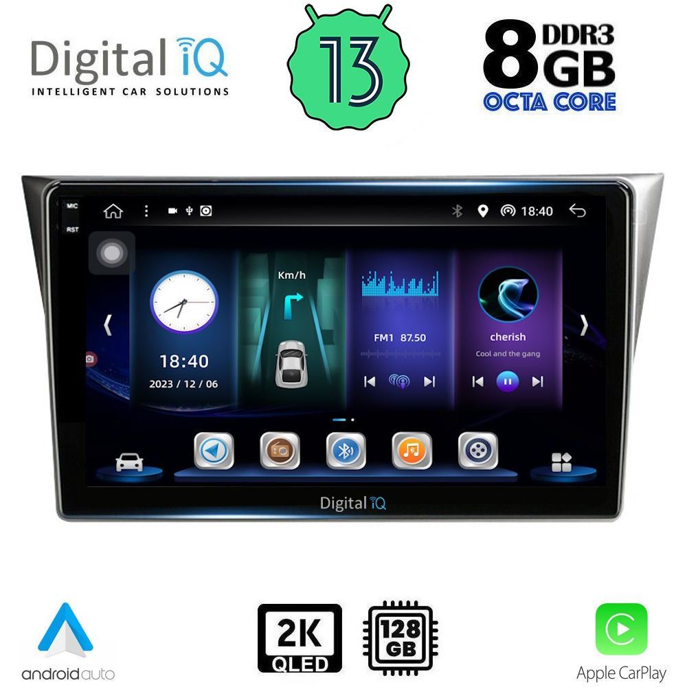 DIGITAL IQ BXD 11659_CPA (9inc) MULTIMEDIA TABLET OEM SUBARU IMPREZA mod. 2002-2008