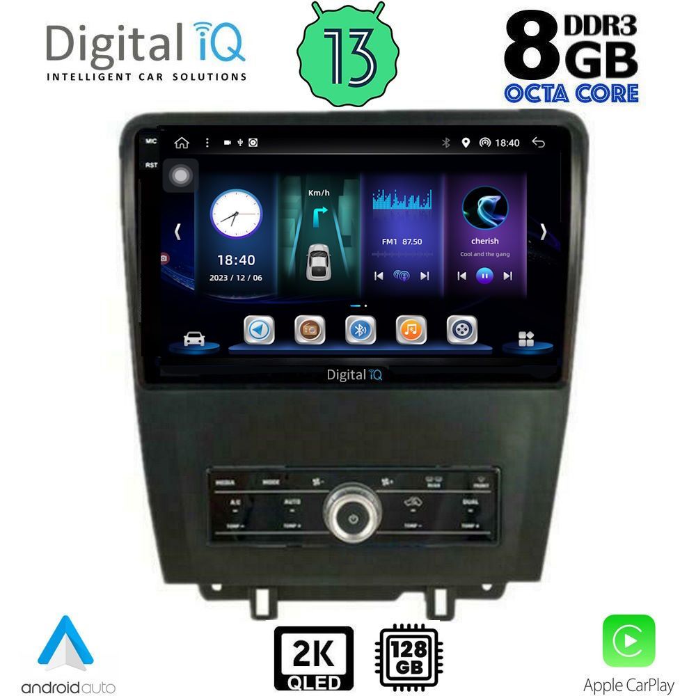 DIGITAL IQ BXD 11165_CPA (9inc) MULTIMEDIA TABLET OEM FORD MUSTANG mod. 2010-2015