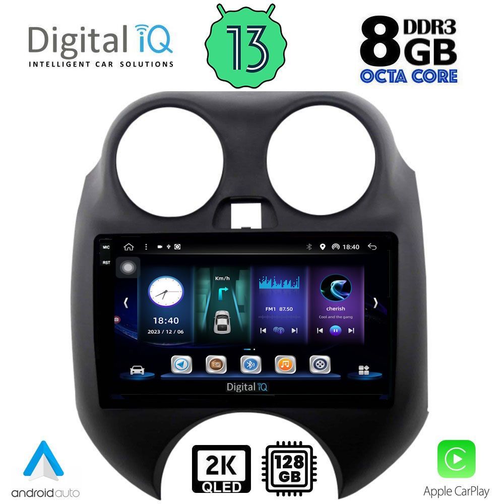 DIGITAL IQ BXD 11459_CPA (9inc) MULTIMEDIA TABLET OEM NISSAN MICRA mod. 2010-2014