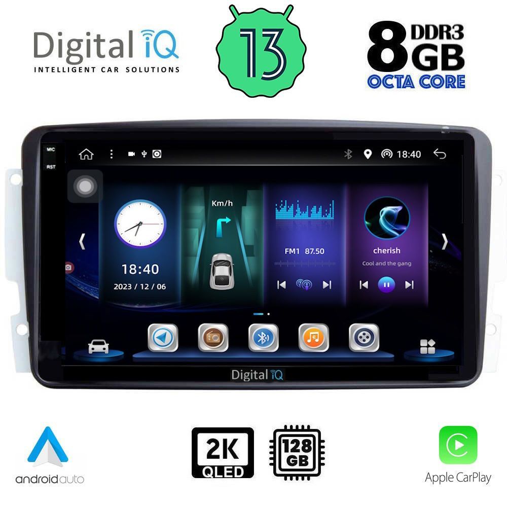 DIGITAL IQ BXD 11401_CPA (9inc) MULTIMEDIA TABLET OEM MERCEDES CLK (W209) mod. 2000-2004