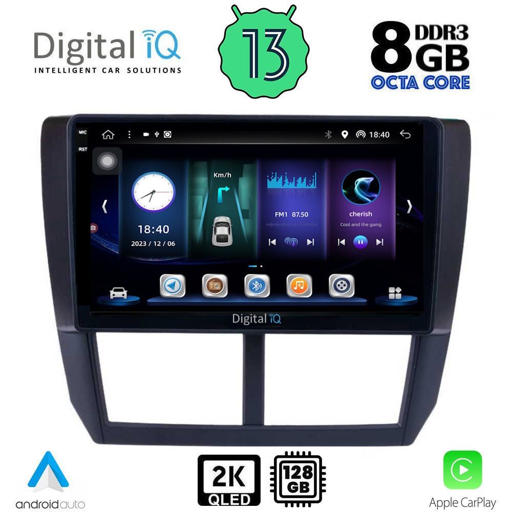 DIGITAL IQ BXD 11662_CPA (9inc) MULTIMEDIA TABLET OEM SUBARU FORESTER - IMPREZA - XV mod. 2008-2013