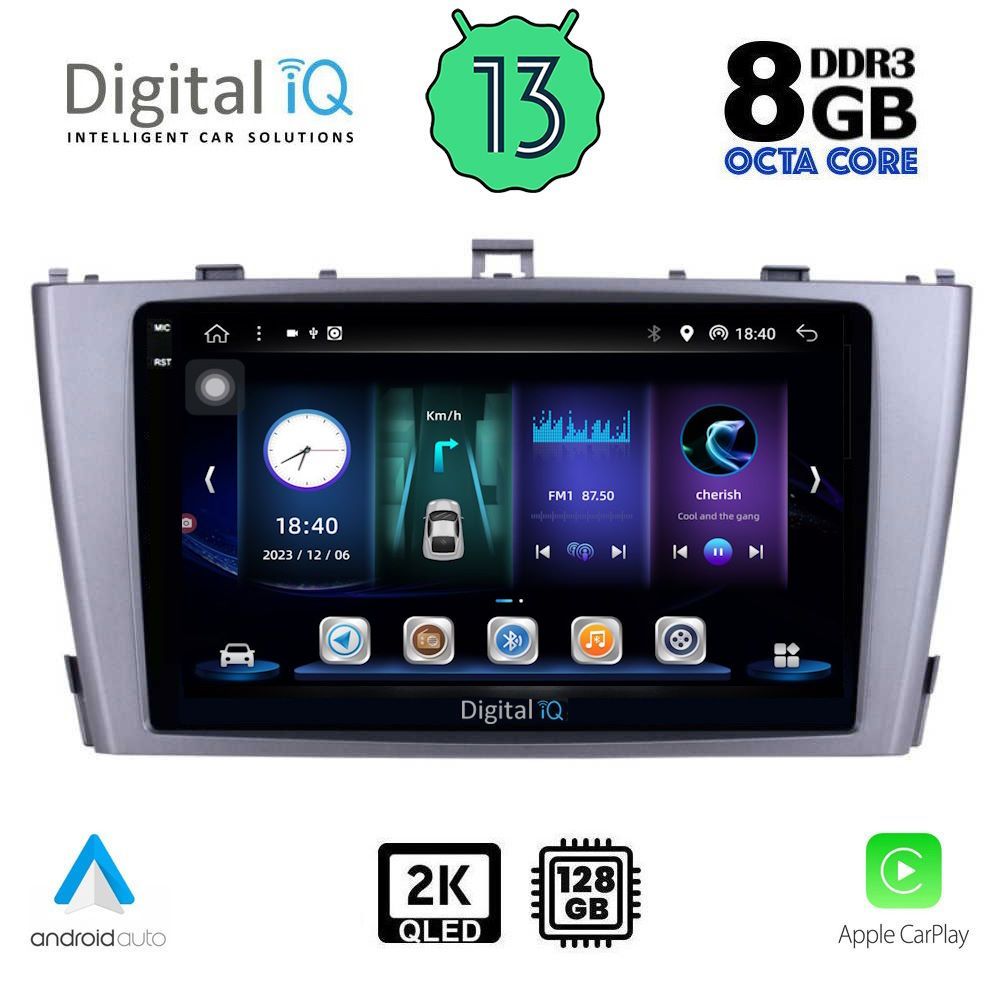 DIGITAL IQ BXD 11705_CPA (9inc) MULTIMEDIA TABLET OEM TOYOTA AVENSIS (T27) mod. 2009-2015