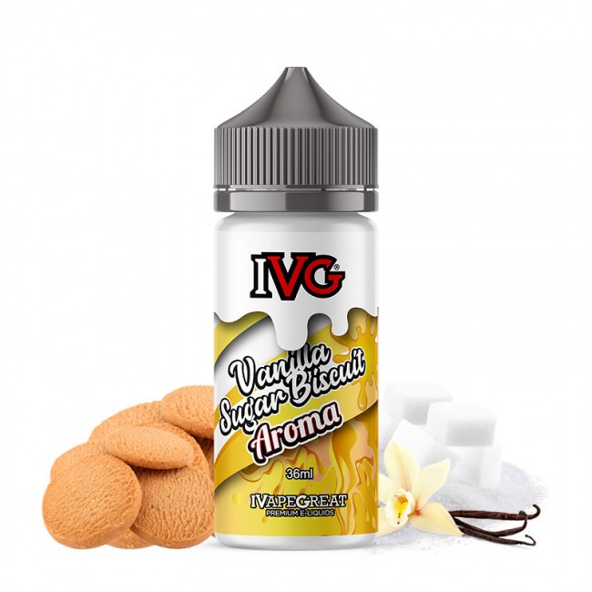 IVG Flavour Shot Vanilla Sugar Biscuit 120ml