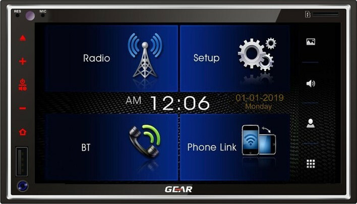 GEAR GR-AV50BT - MP5 2-DIN UNIVERSAL CAR MULTIMEDIA PLAYER