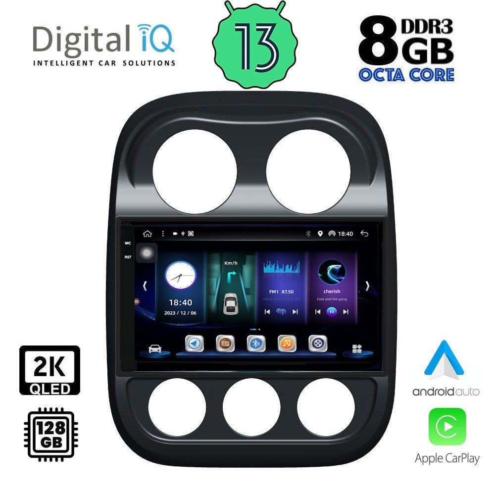 DIGITAL IQ BXD 11277_CPA (10inc) MULTIMEDIA TABLET OEM JEEP COMPASS - PATRIOT mod. 2007-2016