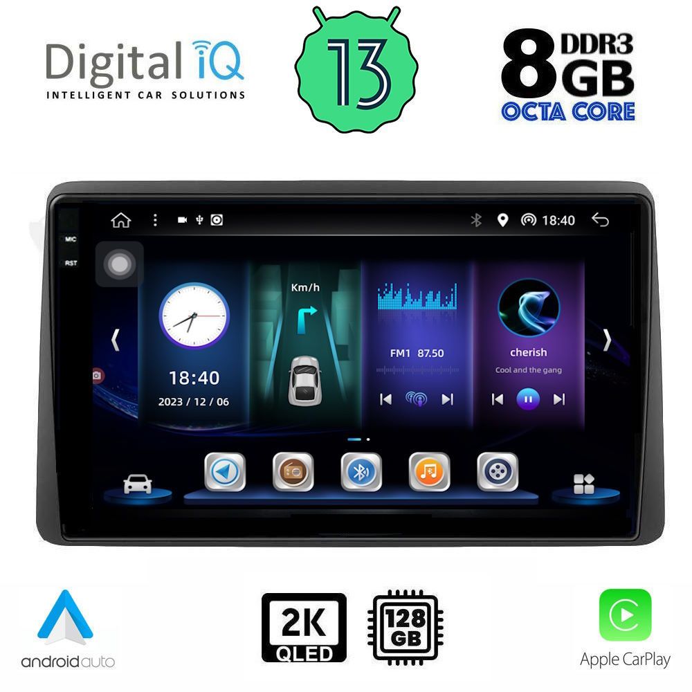 DIGITAL IQ BXD 11104_CPA (10inc) MULTIMEDIA TABLET OEM DACIA DUSTER mod. 2019&gt;