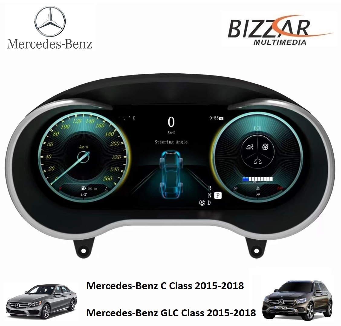 Mercedes C/glc Class W205/x253 2015-2018 Digital lcd Instrument Cluster 12.3 με hd Οθόνη 1920*720 u-dic-Mb205