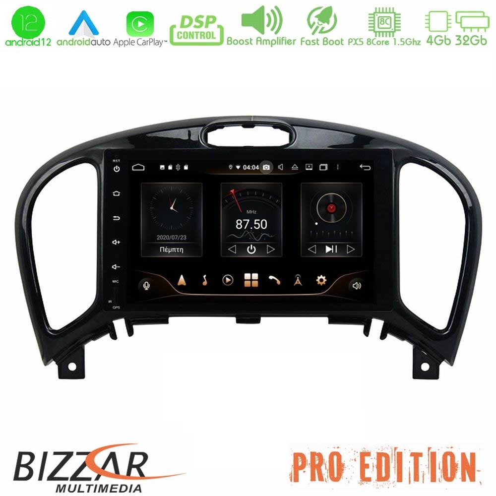 Bizzar oem Nissan Juke 2010-2019 8core Android12 4+32gb Navigation Multimedia u-px5-Ns63