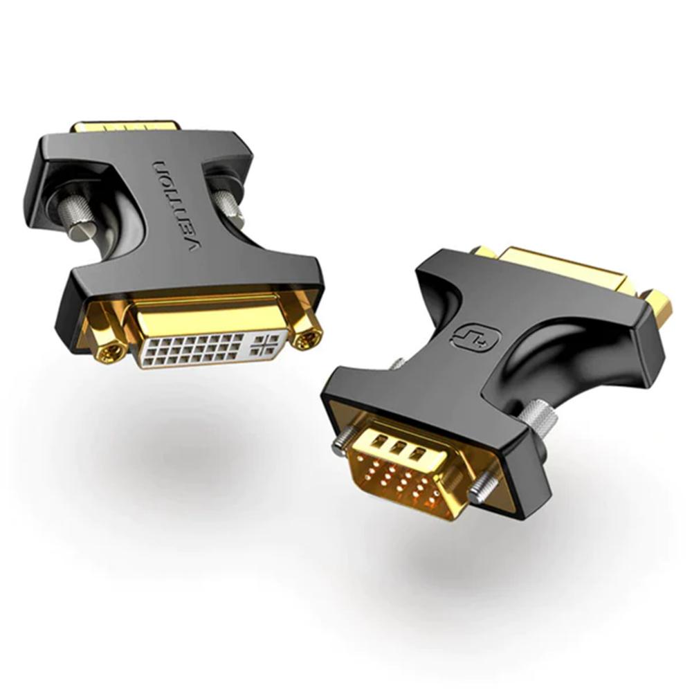 VENTION VGA Male to DVI Female Adapter Black (DDDB0) (VENDDDB0)