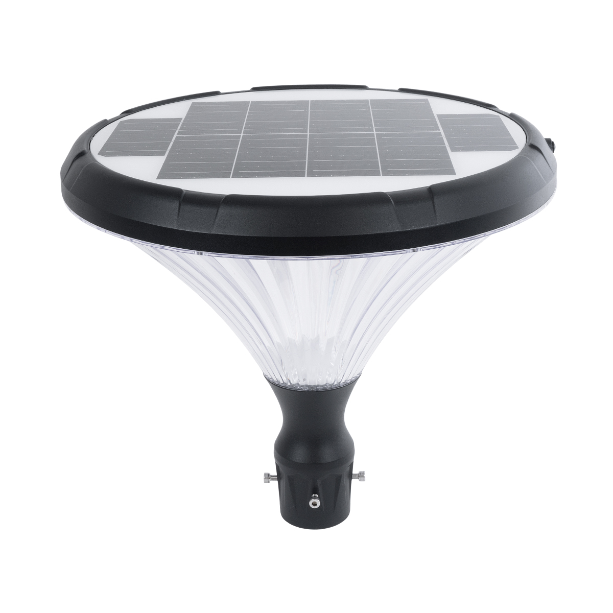 GloboStar® SOLARIOS 90502 Professional LED Solar Urban Park Light Αυτόνομο Ηλιακό Φωτιστικό Πλατείας - Πάρκου - Κήπου 40W 550lm 120° με Ενσωματωμένο Φωτοβολταϊκό Panel 6V 12W & Επαναφορτιζόμενη Μπαταρία Li-ion 3.2V 15000mAh με Αισθητήρα Ημέρας-Νύχτας - Αδ