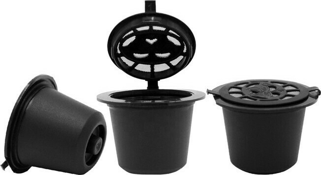 Επαναγεμιζόμενες Κάψουλες Συμβατές με Μηχανή Nespresso 5caps