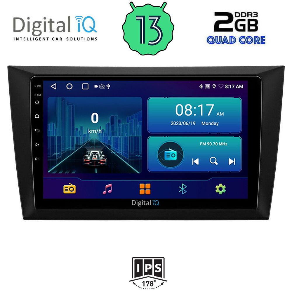 DIGITAL IQ BXB 1746_GPS (9inc) MULTIMEDIA TABLET OEM GOLF 6 mod. 2009-2012