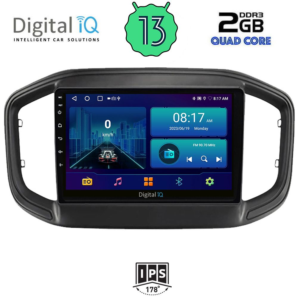 DIGITAL IQ BXB 1147_GPS (9inc) MULTIMEDIA TABLET OEM FIAT STRADA mod. 2020>