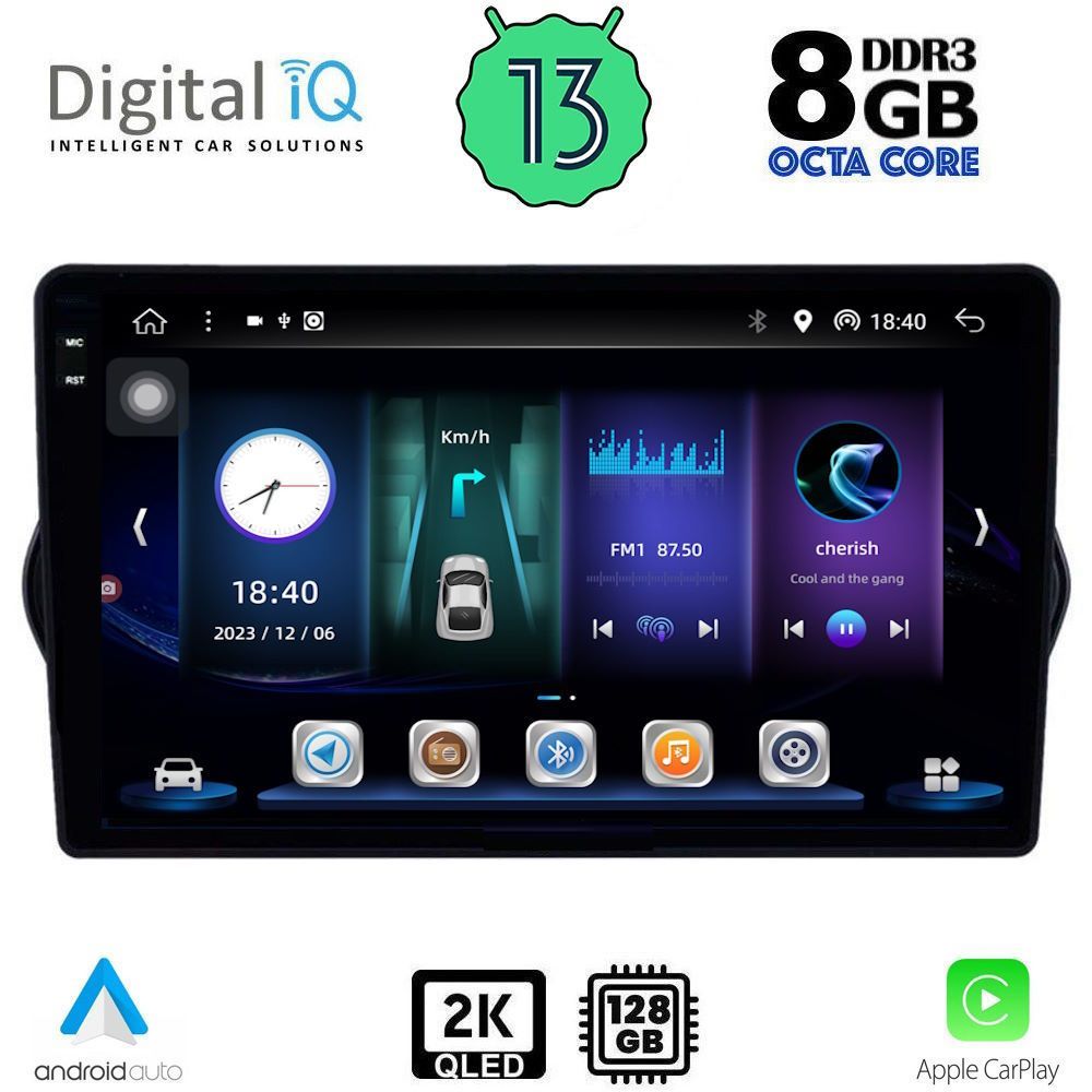 DIGITAL IQ BXD 11148_CPA (9inc) MULTIMEDIA TABLET OEM FIAT TIPO mod. 2015-2023