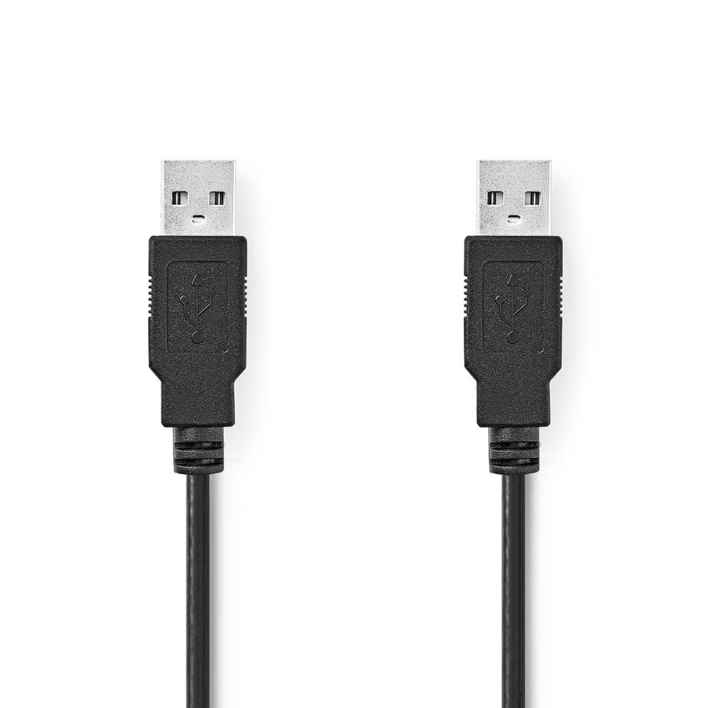 Nedis USB Cable (CCGL60000BK20) (NEDCCGL60000BK20)