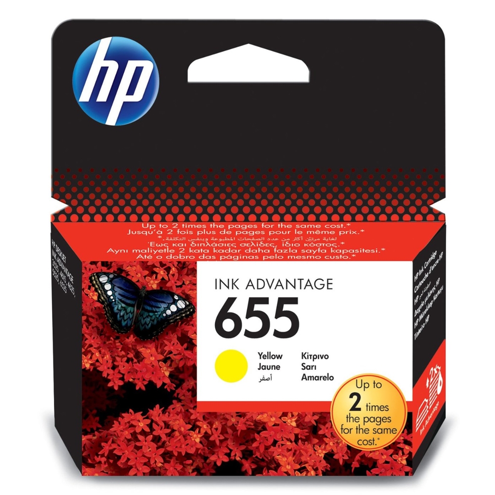 HP Μελάνι Inkjet No.655 Yellow (CZ112AE) (HPCZ112AE)