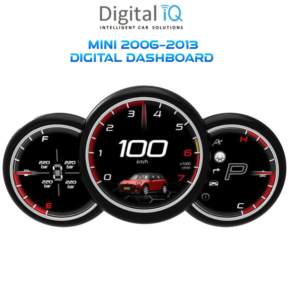 DIGITAL IQ DDD 964_IC MINI Cooper R56 R57 2006-2013 DIGITAL DASHBOARD