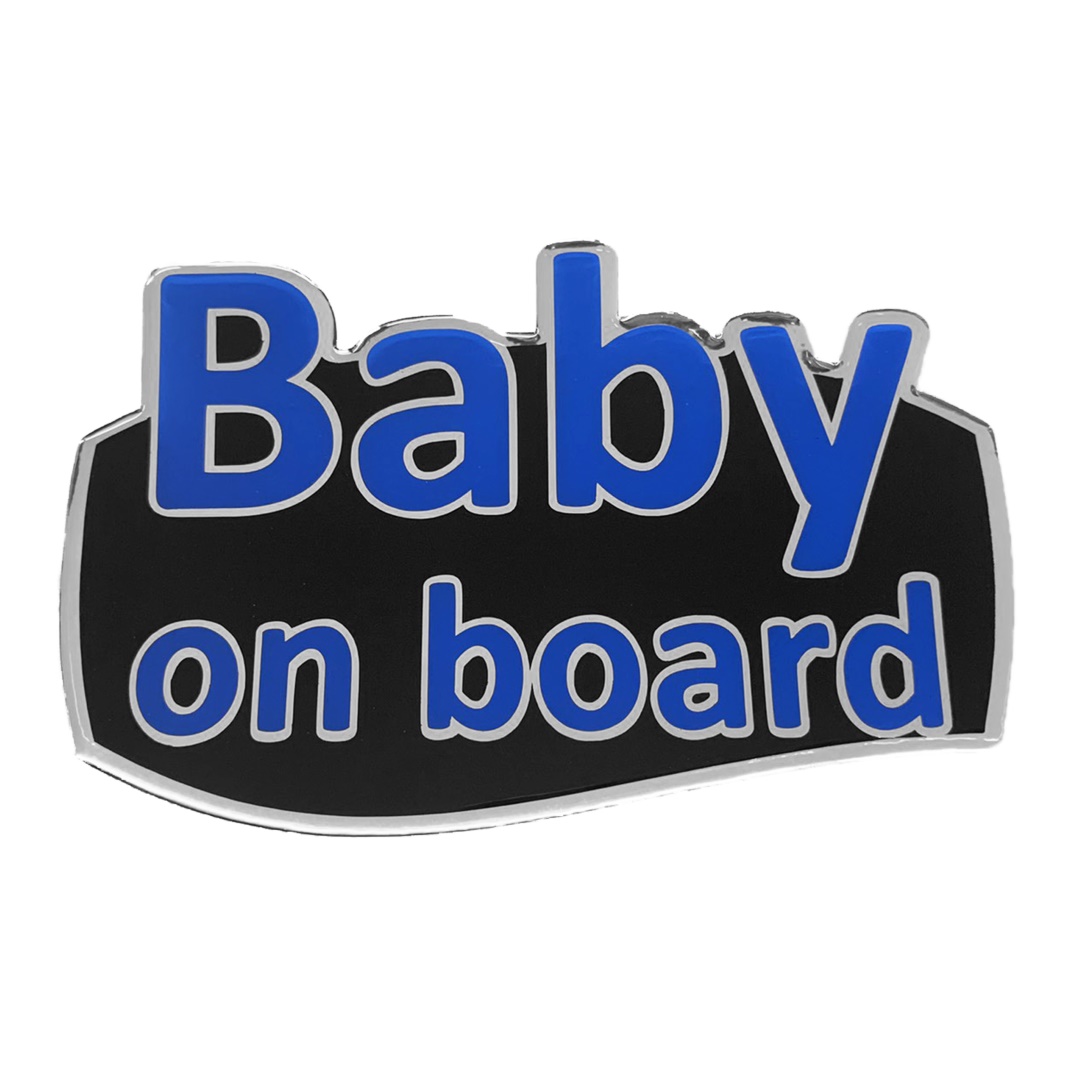 ΑΥΤ.BABY/4-RXCCA BABY ON BOARD ΑΥΤΟΚΟΛΛΗΤΟ ΕΞΩΤΕΡΙΚΗΣ ΧΡΗΣΗΣ 18,7 Χ 11,9 cm ΜΠΛΕ/ΜΑΥΡΟ/ΧΡΩΜΙΟ ΜΕ ΕΠΙΚΑΛΥΨΗ ΕΠΟΞΕΙΔΙΚΗΣ ΡΥΤΙΝΗΣ (ΥΓΡΟ ΓΥΑΛΙ) - 1 ΤΕΜ.