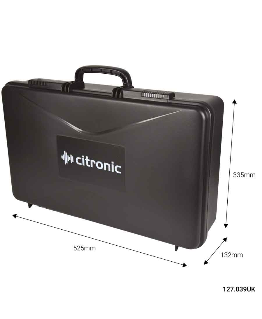 Citronic ABS525 Βαλίτσα μεταφοράς ABS για Μίξερ / Μικρόφωνο (Τεμάχιο) 17110