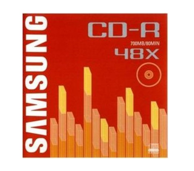 SAMSUNG CD-R WITH JEWEL CASE 700MB 80 MIN 10PC