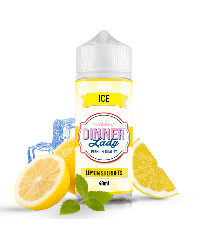 Dinner Lady Flavour Shot Lemon Sherbets Ice 120ml