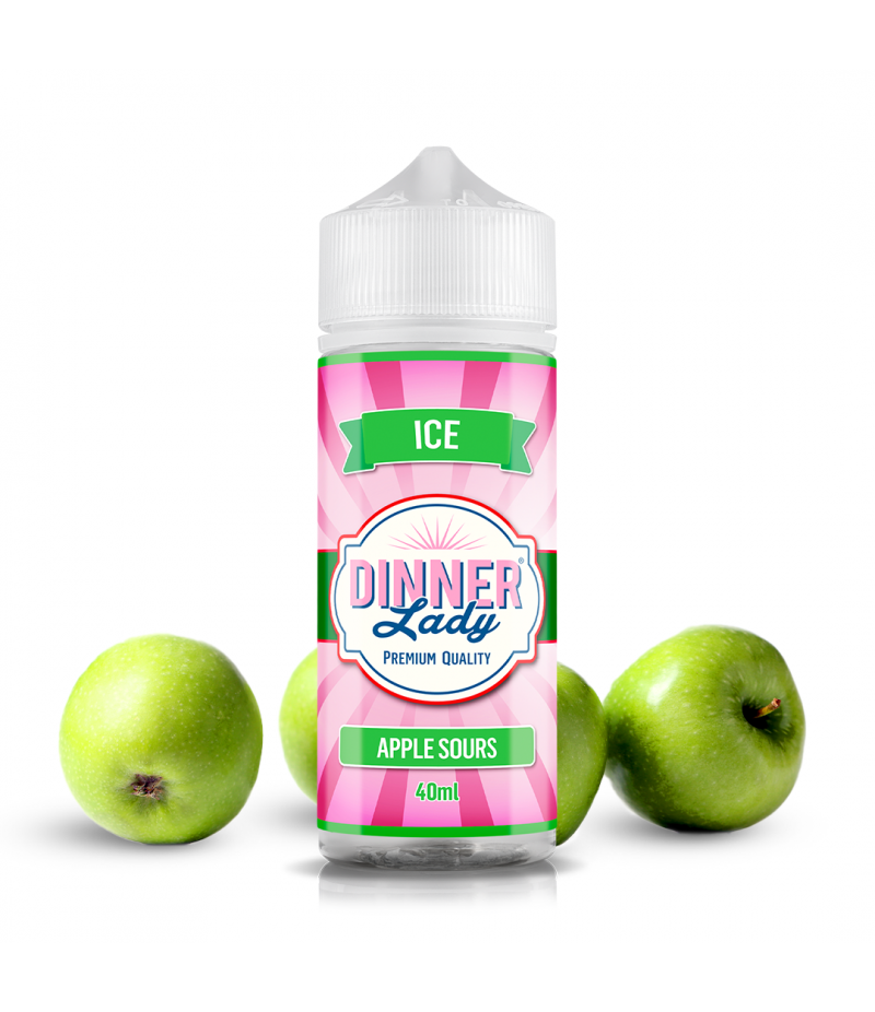 Dinner Lady Flavour Shot Apple Sours Ice 40ml/120ml