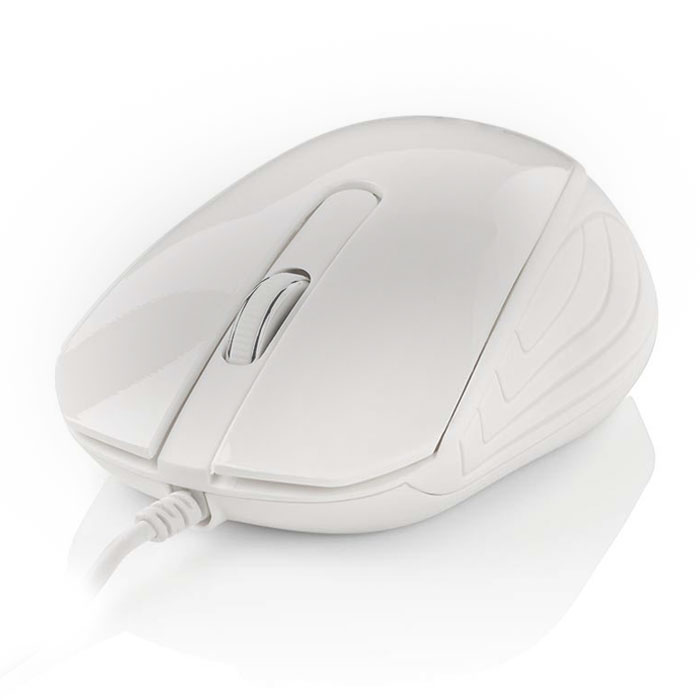 NEDIS MSWD300WT Wired Desktop Mouse 1000 dpi 3-Button White