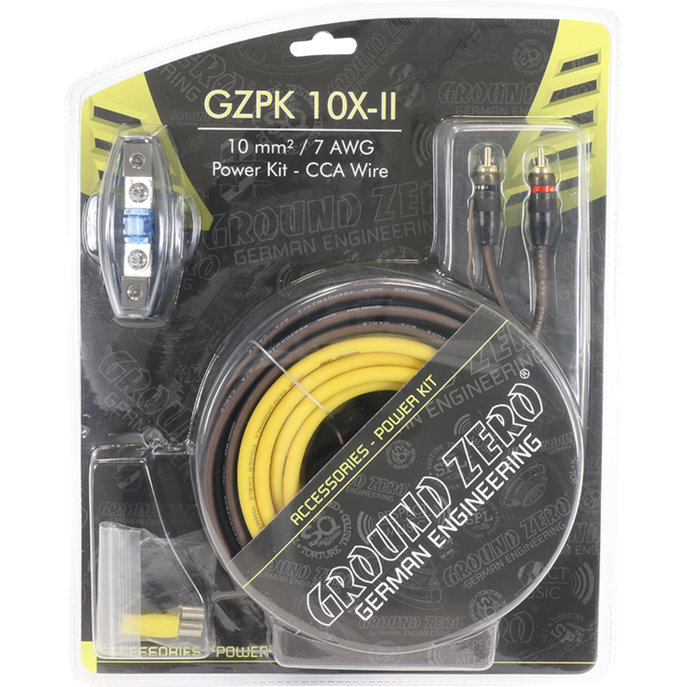 Ground Zero Gzpk 10x-ii 10 mm² High Quality Cable kit Άμεση Παράδοση