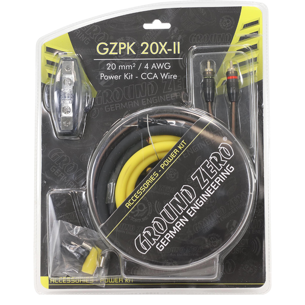 Ground Zero Gzpk 20x-ii 20 mm² High Quality Cable kit Άμεση Παράδοση