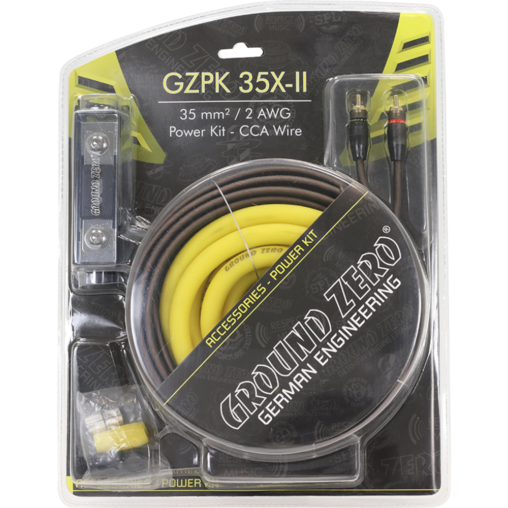Ground Zero Gzpk 35x-ii 35 mm² High Quality Cable kit Άμεση Παράδοση