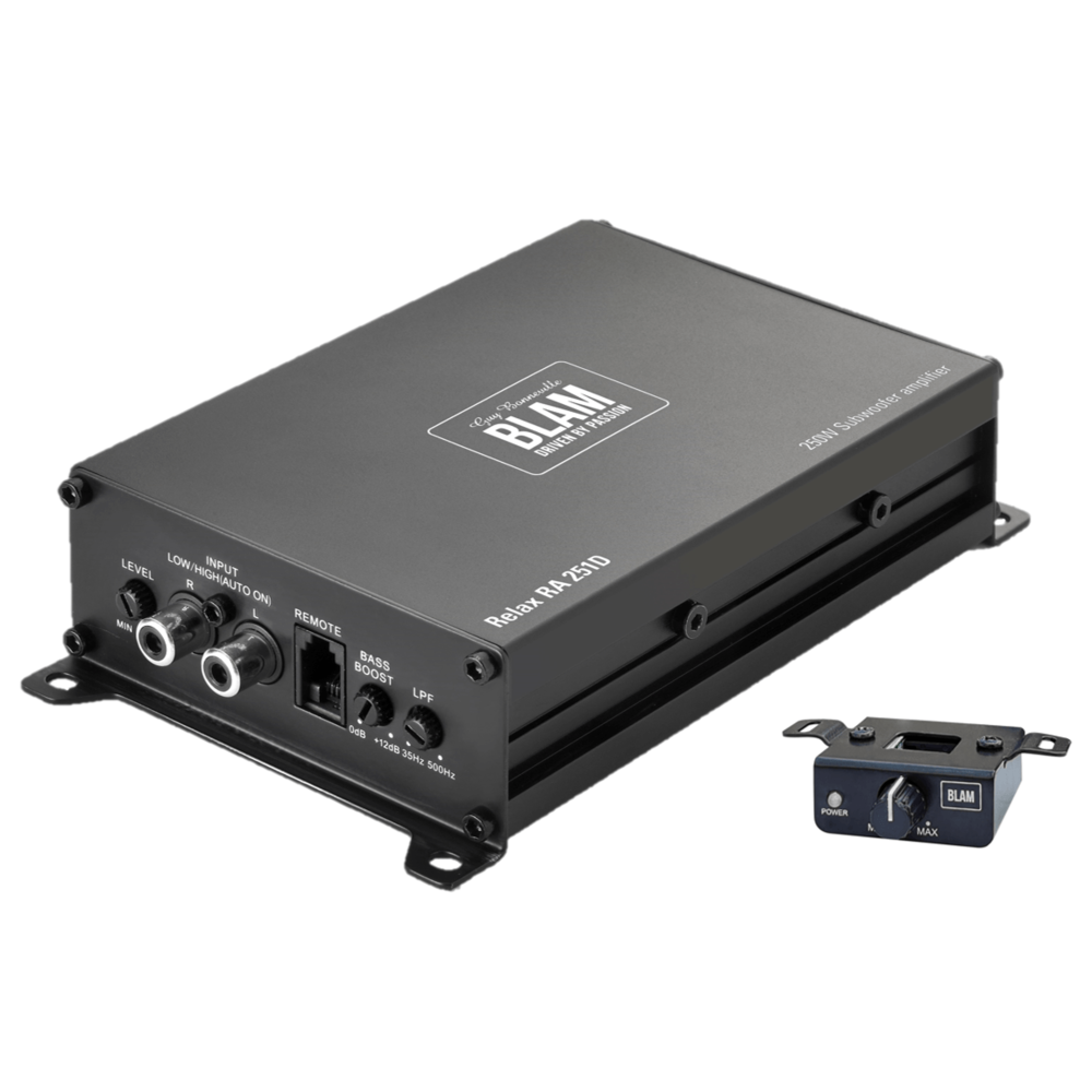 Blam ra 251 d Ultra-Compact d Class Mono Amplifier compatible With oem Head Units Άμεση Παράδοση