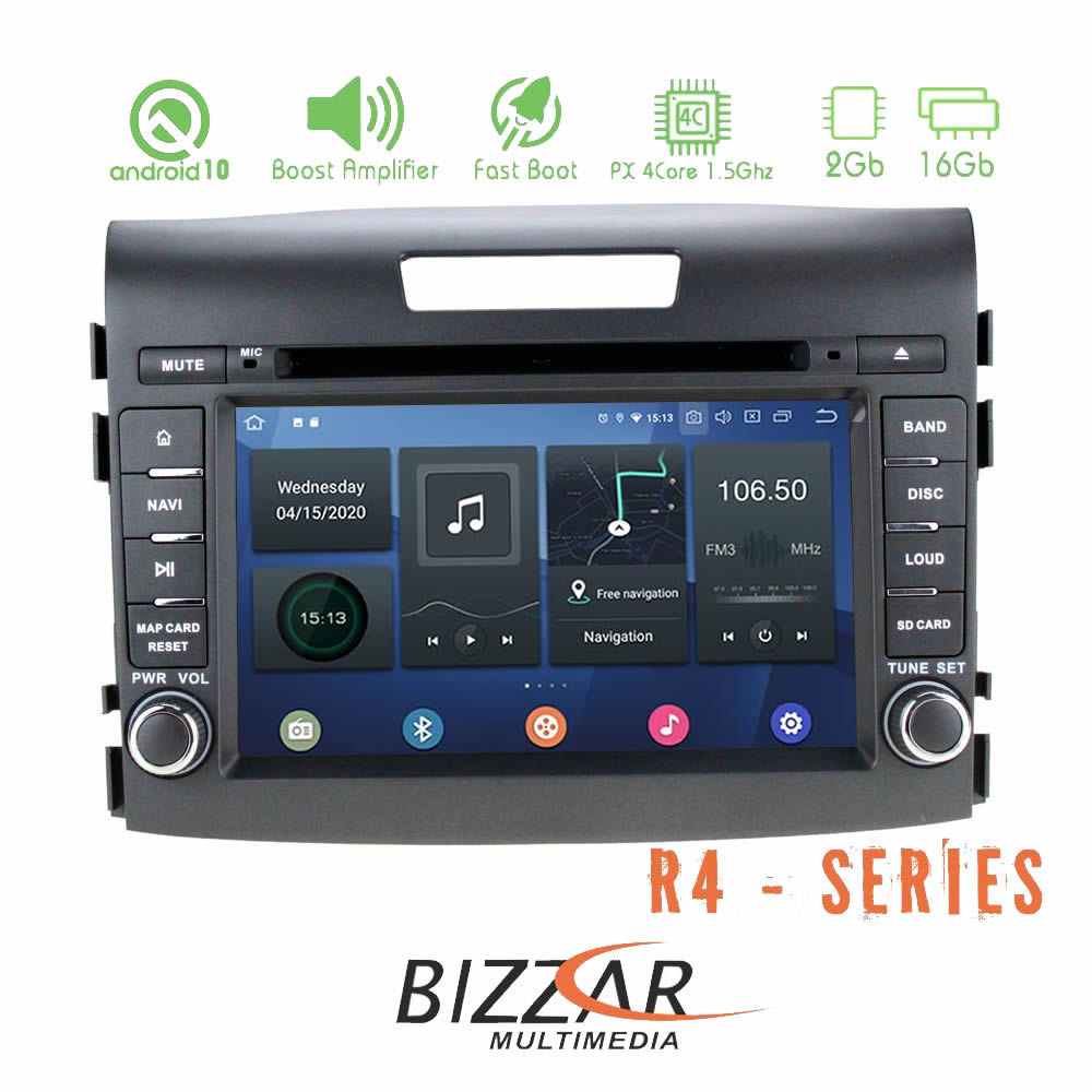 Bizzar Honda cr-v 2012-2017 Android 10.0 4core Navigation Multimedia u-bl-r4-Hd59
