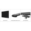 Γραφείο - Eureka Ergonomic® ERK-EDI-FS-MSW 141.2x177.8x121.9 εκ.