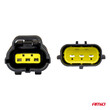04347/AM ΦΙΣΑ ΣΥΝΔΕΣΗΣ ΜΕ ΥΠΟΔΟΧΗ 3 PIN Φ2,2mm ΑΔΙΑΒΡΟΧΗ AMIO - 1 τεμ.
