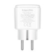 KM2202-W . Μονόπριζο WiFi Kruger&Matz Connect P4 λευκό Tuya